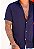 Camisa Viscose Azul Marinho - Imagem 2