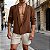 Camisa Capri Marrom (2 Formas de Uso) - Imagem 7