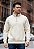 Blusa Moletom Gola Zíper Off White - Imagem 1