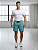 Shorts Alfaiataria Linho Verde Água - Imagem 2