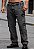 Calça Jeans Cargo Preto Estonado - Imagem 1