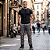 Calça Jeans Cargo Preto Estonado - Imagem 5
