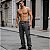 Calça Jeans Cargo Preto Estonado - Imagem 4