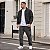 Calça Jeans Cargo Preto Estonado - Imagem 3