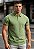 Camiseta Polo Texturizada Verde - Imagem 1