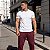Calça Viscolycra Vermelho Marsala - Imagem 4