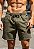 Shorts Sarja Verde Militar - Imagem 1
