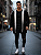 Casaco Teddy Dupla Face Preto/ Off White - Imagem 2