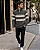 Suéter Tricot Gola Zíper Bicolor - Imagem 4