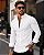 Camisa Social Acetinada Gola Padre - Imagem 2