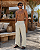 Calça Wide Linho Listrada - Imagem 10
