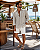 Camisa Viscolinho Listrada Beach - Imagem 9