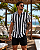 Camisa Viscolinho Listrada Laguna - Imagem 3