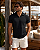 Camiseta Polo Tricot Zíper Beach - Imagem 2