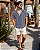 Camisa Oversized Viscolinho Listrada Beach - Imagem 9