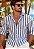 Camisa Linho Listrada Maison - Imagem 1