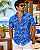 Camisa Viscolinho Estampada Sunset - Imagem 2
