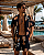 Conjunto Viscolinho Kimono Estampado Ocean - Imagem 5