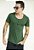 Camiseta Botão Verde Militar - Imagem 1