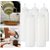 Kit 5 Bisnagas para Molho 1 Litro Grande Flexivel Profissional - Imagem 2