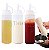 Kit 5 Bisnagas para Molho 1 Litro Grande Flexivel Profissional - Imagem 5