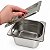 Cuba GN 1/6 Inox 100mm Sem Alça com Tampa Gastronômica Profissional - Imagem 6