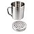 Kit 2 Polvilhador de Temperos Com Alça Inox E Tampa - Imagem 4