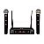 MICROFONE S/FIO MAO DUPLO DYLAN UDX-02 MULTI - Imagem 18