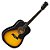 VIOLAO FOLK MICHAEL VMF360 ACO SM - Imagem 1