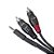 CABO AUDIO 5M P2ST/2RCA SANTO ANGELO AC7 - Imagem 2