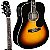 VIOLAO FOLK GIANNINI GD-1EQ VSBS - Imagem 10