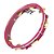 PANDEIRO 12 GOPE 647SLRBRBSL CRISTAL ROSA ROSA SUPER LEVE - Imagem 1