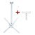 SUPORTE TV 10/55 TETO BRASFORMA *SBRP150B* BRANCO - Imagem 2