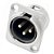PLUG XLR MACHO PAINEL SANTO ANGELO P3MNN01 - Imagem 2