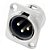 PLUG XLR MACHO PAINEL SANTO ANGELO P3MNN01 - Imagem 1