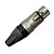 PLUG XLR FEMEA WIRECONEX WC1003FLBKNI - Imagem 1