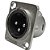 PLUG XLR MACHO PAINEL WIRECONEX WC1033MPBKNI - Imagem 2