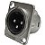PLUG XLR MACHO PAINEL WIRECONEX WC1033MPBKNI - Imagem 3