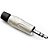 PLUG P2 MACHO STEREO AMPHENOL KS3P/N PRATA - Imagem 2