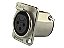 PLUG XLR FEMEA PAINEL AMPHENOL AC3FDZ/N - Imagem 3