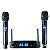 MICROFONE S/FIO MAO DUPLO *LESON LS916* - Imagem 2
