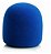 ESPUMA MICROFONE ARTIKA AK017AZ SM58 AZUL - Imagem 1