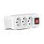 ADAPTADOR 4 TOMADAS 10A MULTILASER E1246 WH - Imagem 2