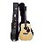 Violão Aço Folk Hertom Dread DLX N Natural Com Case - Imagem 4