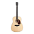 Violão Aço Folk Hertom Dread DLX N Natural Com Case - Imagem 17