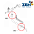 ABRAÇADEIRA 7,8MM A 9,5MM EM INOX RADIAL - 12000892 - Imagem 3