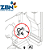 CORPO/BICO SAIDA DA CALDEIRA SEM CURSOR GAGGIA/SAECO NAVIGLIO/VIENNA OCS - 421944060181/11013530 - Imagem 3