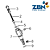 CORPO/BICO SAIDA DA CALDEIRA COM CURSOR GAGGIA/SAECO ANIMA/LIRIKA - 11005060 - Imagem 3