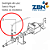 MOLA FORQUILHA TUBO D4 GAGGIA/SAECO 9011.144 - Imagem 4