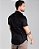 Camisa Preta Manga Curta Slim - Imagem 2